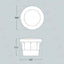 CECI 160 GRIGIO SATIN LED GX53 10W CCT