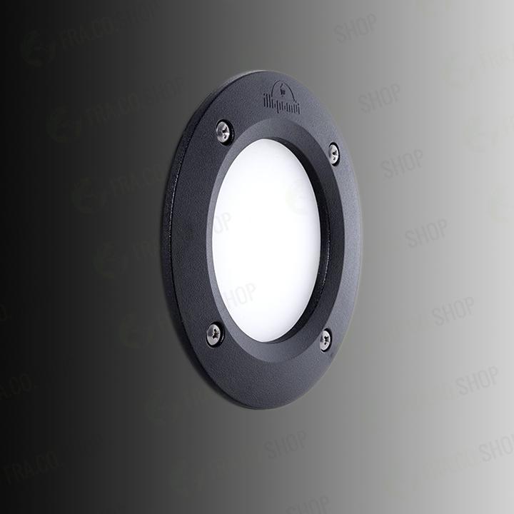 LETI 100 ROUND NERO OPALE LED GX53 3W 4000K