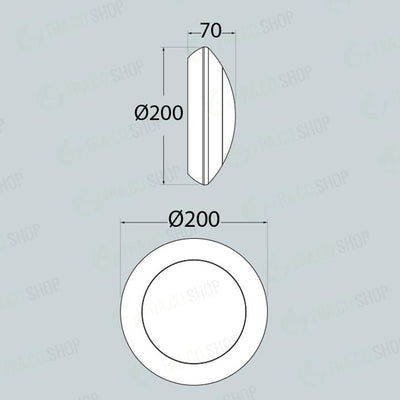 BERTINA BIANCO 10W LED GX53 CCT