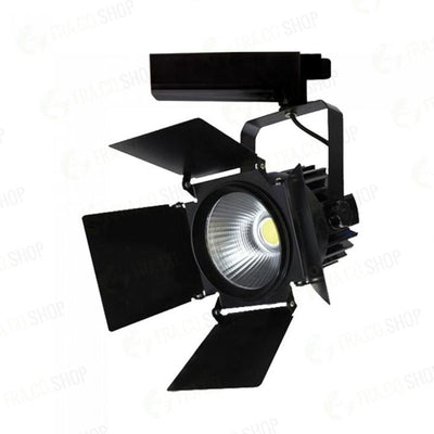 33W LED FARO PER BINARIO SAMSUNG CHIP CORPO NERO 4000K