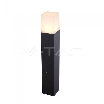 GU10 GARDEN FLOOR LAMP CORPO NERO IN ALLUMINIO QUADRATO 80X80X500MM IP54