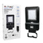 15W LED LAMPADA SOLARECORPO NERO 6000K