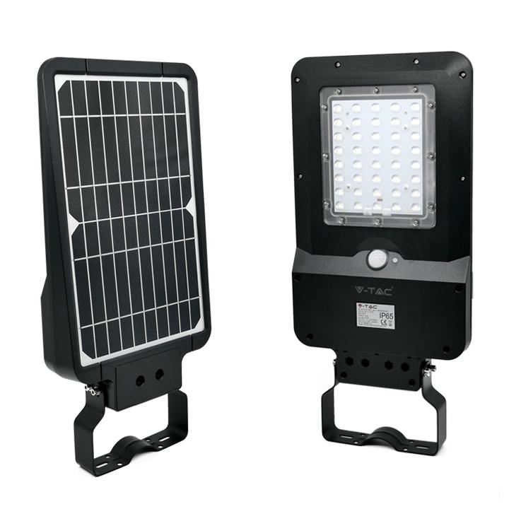 15W LED LAMPADA SOLARE CORPO NERO 4000K
