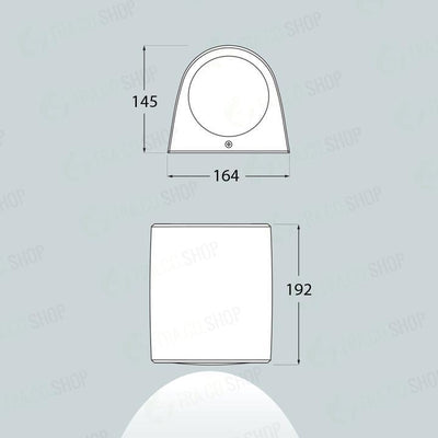 MARTA 160 2L BIANCO SATIN LED  GX53 2X3W CCT
