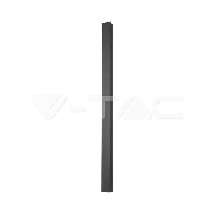 10W LAMPADA LED DA MURO (510*60*50MM) 4000K CORPO NERO IP65