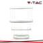 92W SOFT LIGHT CHANDELIER DIMMERABILE BIANCO 3000K