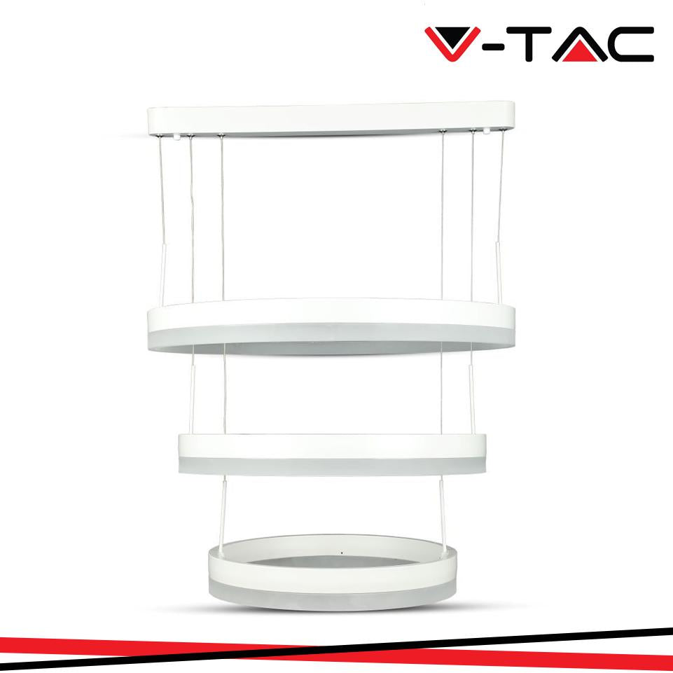 92W SOFT LIGHT CHANDELIER DIMMERABILE BIANCO 3000K