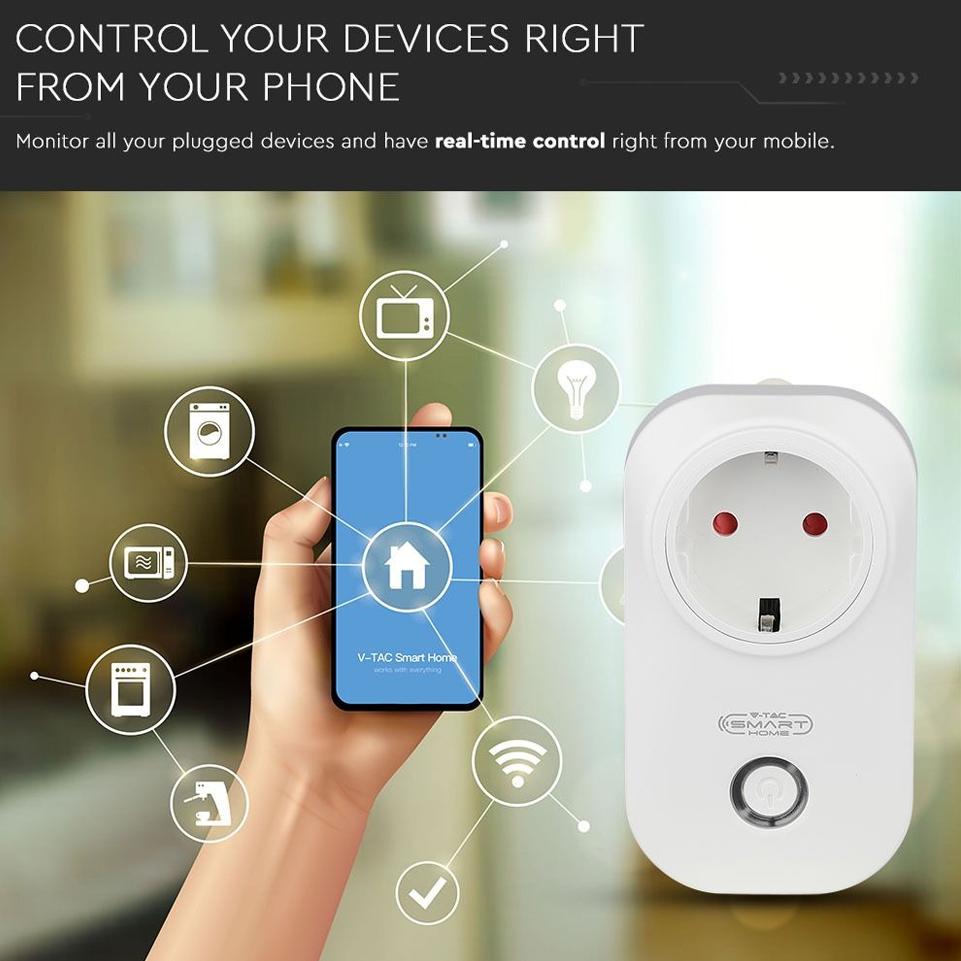 WIFI PLUG EU AMAZON ALEXA & GOOGLE HOME COMPATIBLE