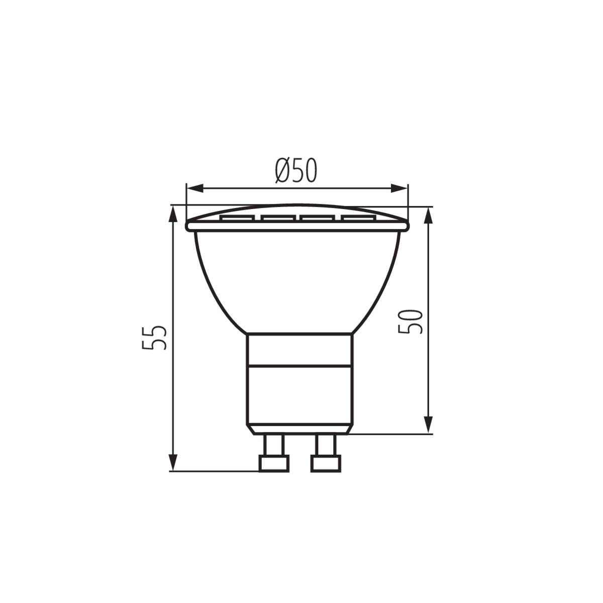 LAMPADINA LED TEDI MAXX LED GU10-WW - KANLUX
