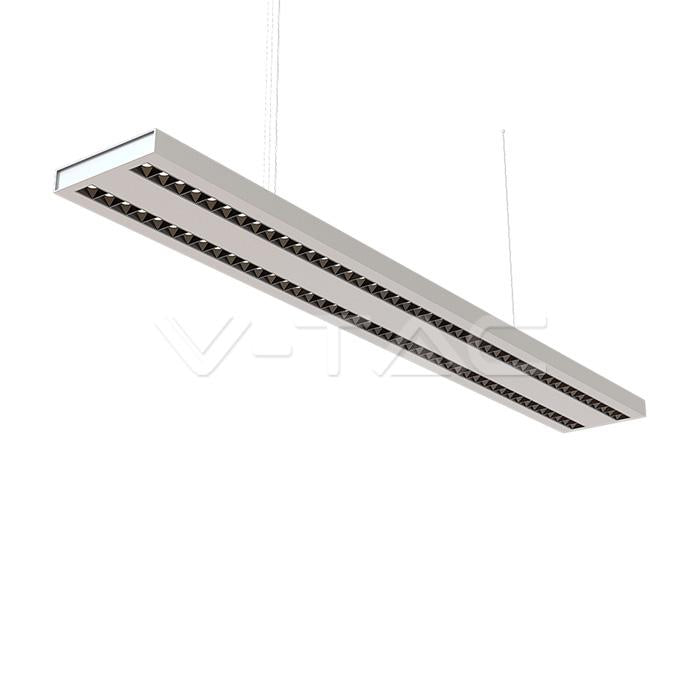 LUCE LINEARE LED SAMSUNG CHIP - 60W SOSPENSIONE CORPO BIANCO 4000K