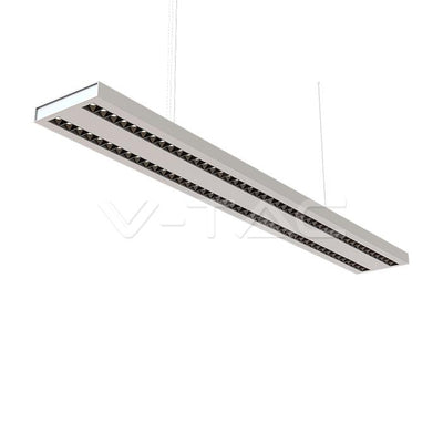 LUCE LINEARE LED SAMSUNG CHIP - 60W SOSPENSIONE CORPO BIANCO 4000K