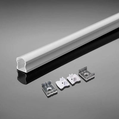 PROFILO IN ALLUMINIO 2M 17.2 X 15.5 MM WHITE HOUSING