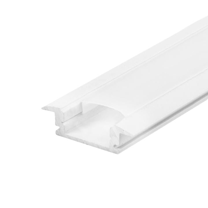 PROFILO IN ALLUMINIO 2M 24.7 X 7 MM WHITE HOUSING