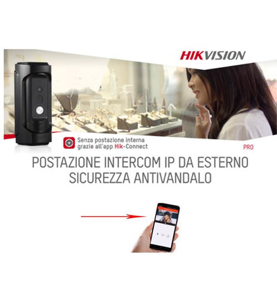 DS-KB8112-IM CITOFONO IP66 1.3MP VIDEO ANTIVANDALO HIKVISION