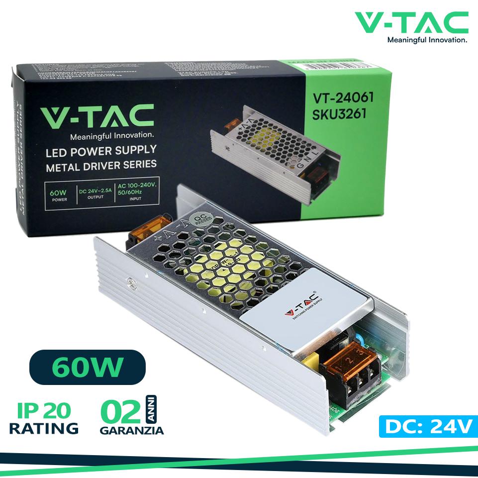 SLIM ALIMENTATORE 60W 24V 2.5A IP20