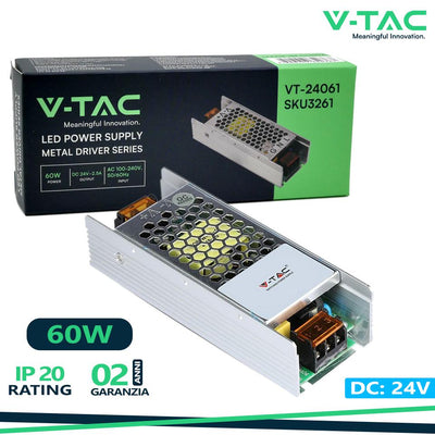 SLIM ALIMENTATORE 60W 24V 2.5A IP20