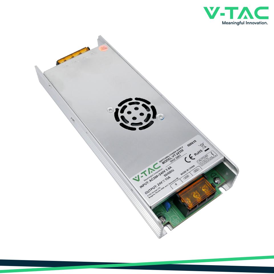 SLIM ALIMENTATORE 350W 24V 15A IP20