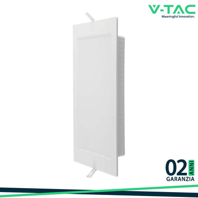 3W LED PANNELLO DA INCASSO QUADRATO 3000K