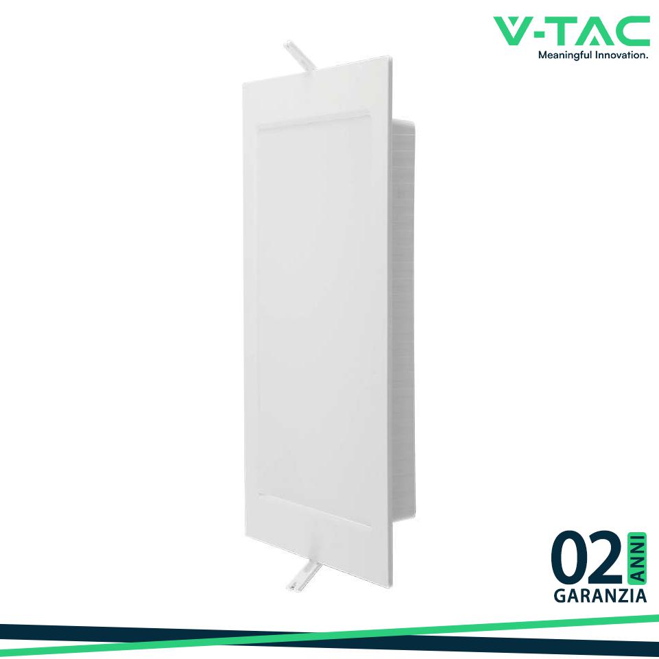 3W LED PANNELLO DA INCASSO QUADRATO 3000K