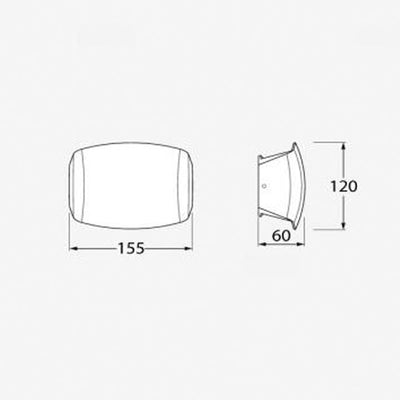 ABRAM 150 BIANCO 3,5W R7S CCT