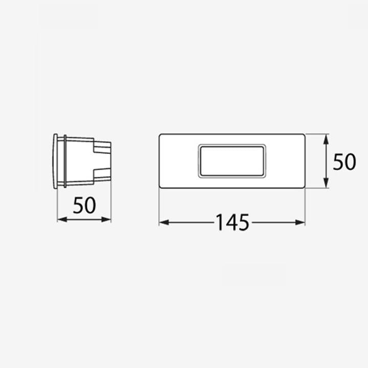 NINA 150 NERO 3,2W R7S CCT