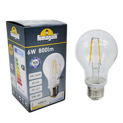 LAMPADINA 6W  E27 2700K 800LM