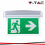2W LED RECESED FIXED EMERGENCY EXIT LIGHT 6000K