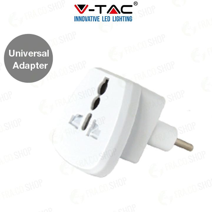 UNIVERSAL ADAPTER 2P+T 10A