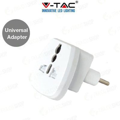 UNIVERSAL ADAPTER 2P+T 10A