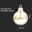 LED LAMPADINA 5W E27 FILAMENTO G125 AMBER GLASS 2200K