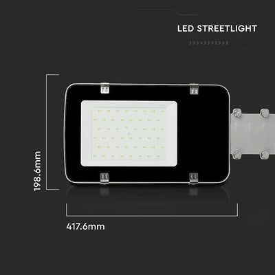 LED ARMATURA STRADALE SAMSUNG CHIP A++ 5 ANNI WARRANTY - 30W CORPO GRIGGIO 6400K