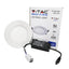 6W LED PANNELLO PREMIUM SAMSUNG CHIP ROTONDO 3000K