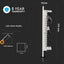 12W LED PANNELLO PREMIUM SAMSUNG CHIP QUADRATO 3000K