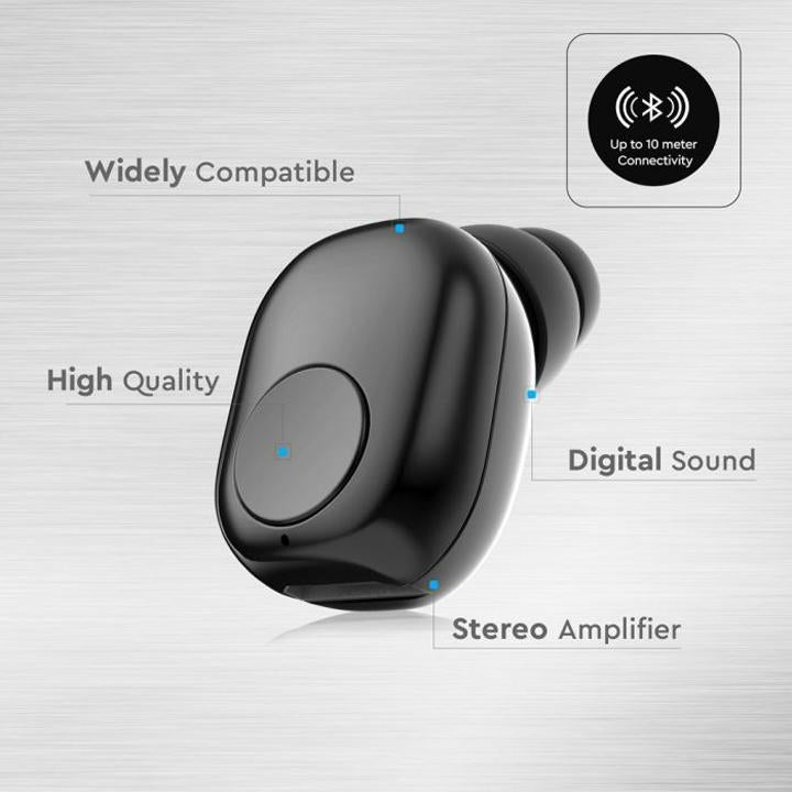 AURICOLARE BLUETOOTH 55MAH NERO