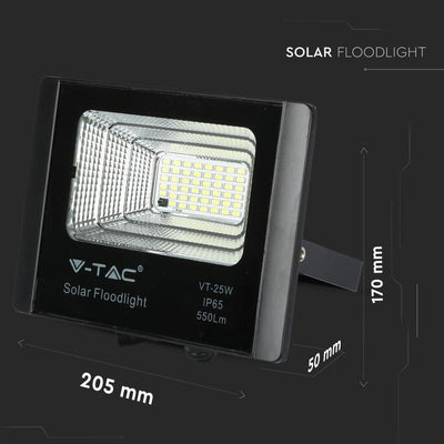 12W PANNELLO SOLARE CON LED PROIETTORE 6000K