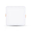 12W LED MOLLE REGOLABILI PANNELLO SAMSUNG CHIP SQUARE 3000K