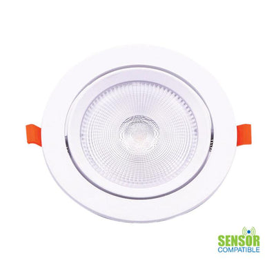 LED FARETTO DA INCASSO SAMSUNG CHIP 30W DIREZIONE LUCE AGGISTABILE 4000K