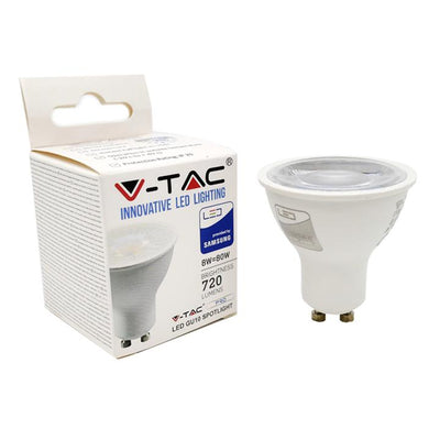LED LAMPADINA SAMSUNG CHIP GU10 8W 38   LENS 6400K