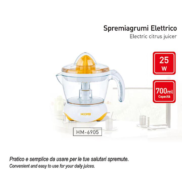 SPREMIAGRUMI ELETTRICO 25W 700ML HOOMEI ELETTRODOMESTICI