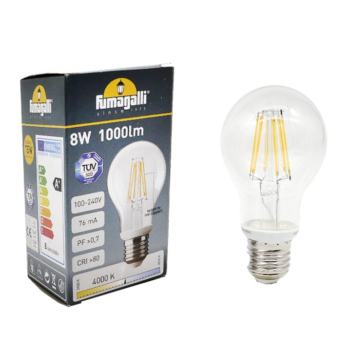 LAMPADINA LED E27 FILAMENT 8W  4000K