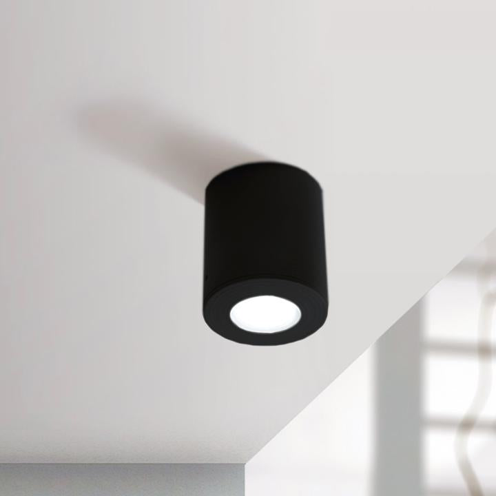 FRANCA 90 NERO GU10 LED 6W C  CT