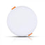 24W LED MOLLE REGOLABILI PANNELLO SAMSUNG CHIP ROUND 3000K