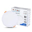 24W LED MOLLE REGOLABILI PANNELLO SAMSUNG CHIP ROUND 6400K