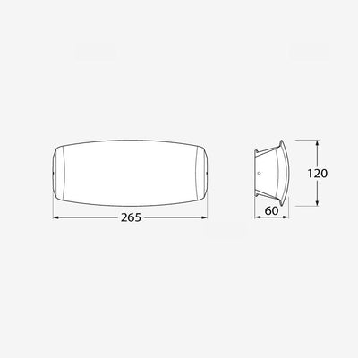 ABRAM 270 GRIGIO 10,5W R7S CCT
