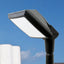 GIORGIO NERO OPALE 2 PORTALAMPADE E27 TESTA PER PALO 60MM