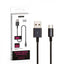 1M. MICRO USB CAVO NERO - SILVER SERIES