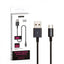 1M. MICRO USB CAVO NERO - SILVER SERIES