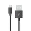 1M. MICRO USB CAVO NERO - SILVER SERIES