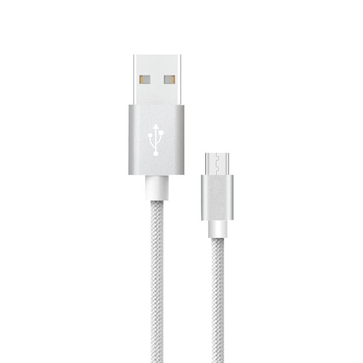 1M. MICRO USB CAVO COLORE ARGENTO - PLATINUM SERIES