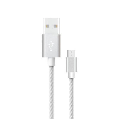 1M. MICRO USB CAVO COLORE ARGENTO - PLATINUM SERIES